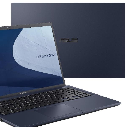 ASUS ExpertBook B1 B1502CVA-BQ0352X - Design della cerniera a 180 gradi - Intel Core i5 - 1335U / fino a 4.6 GHz - Win 11 Pro - Grafica Intel Iris Xe - 16 GB RAM - 1 TB SSD NVMe - 15.6" 1920 x 1080 (Full HD) - Wi-Fi 6E, Bluetooth - nero stellato - con 1 a